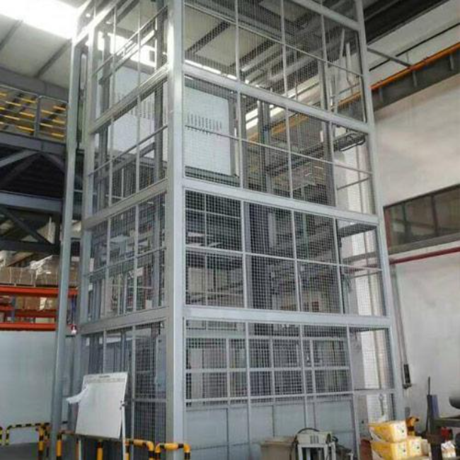 红原导轨式升降平台货梯